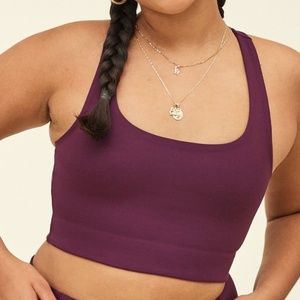 Girlfriend Collective Paloma Bra - Plum
